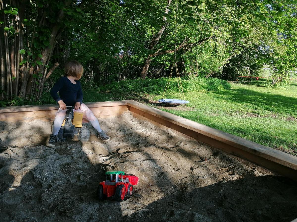 5Sterne Ferienwohnung Im Fachwerk Mit Bergblick In Alleinlage Und Grossem Garten, Infrarotkabine Humberg Extérieur photo