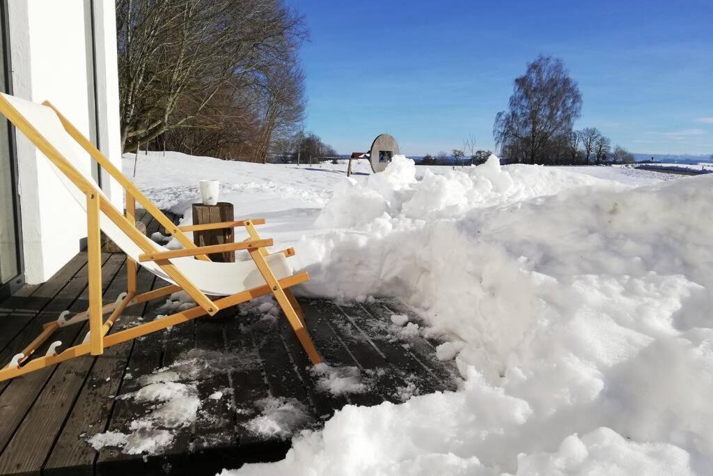 5Sterne Ferienwohnung Im Fachwerk Mit Bergblick In Alleinlage Und Grossem Garten, Infrarotkabine Humberg Extérieur photo